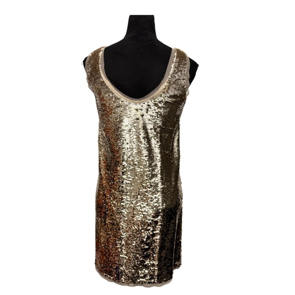 Zara Reversible Sequin Sleeveless Dress - Picture 4 of 10